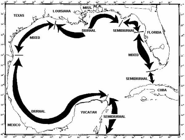 Tidal Types in the Gulf of Mexico
